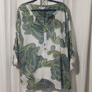 Breezy paisley top